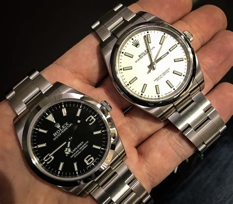 rolex explorer 1 vs oyster perpetual 39